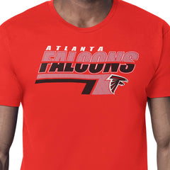 Atlanta Falcons Starter Logo Push Graphic T-Shirt Red | NFL