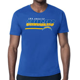 Los Angeles Chargers Starter Logo Push Graphic T-Shirt Royal | NFL