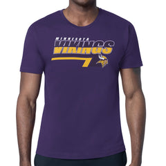 Minnesota Vikings Starter Logo Push Graphic T-Shirt Purple | NFL