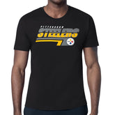 Pittsburgh Steelers Starter Logo Push Graphic T-Shirt Black | NFL