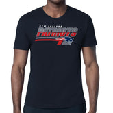 New England Patriots Starter Logo Push Graphic T-Shirt Navy | NFL