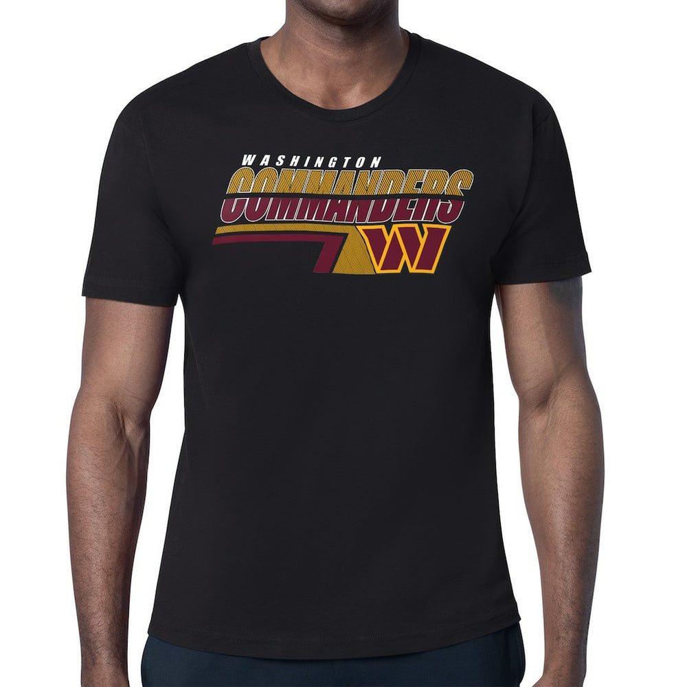 Washington Commanders Starter Logo Push Graphic T-Shirt Black | NFL