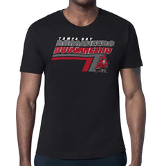 Tampa Bay Buccaneers Starter Logo Push Graphic T-Shirt Black | NFL