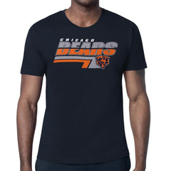 Chicago Bears Starter Logo Push Graphic T-Shirt Navy | NFL