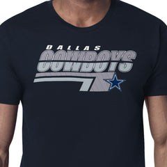 Dallas Cowboys Starter Logo Push Graphic T-Shirt Navy | NFL