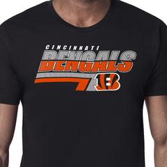 Cincinnati Bengals Starter Logo Push Graphic T-Shirt Black | NFL