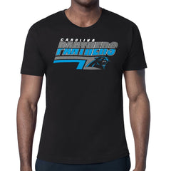 Carolina Panthers Starter Logo Push Graphic T-Shirt Black | NFL