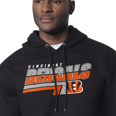 Cincinnati Bengals Starter Logo Push Graphic Hoodie Black | NFL