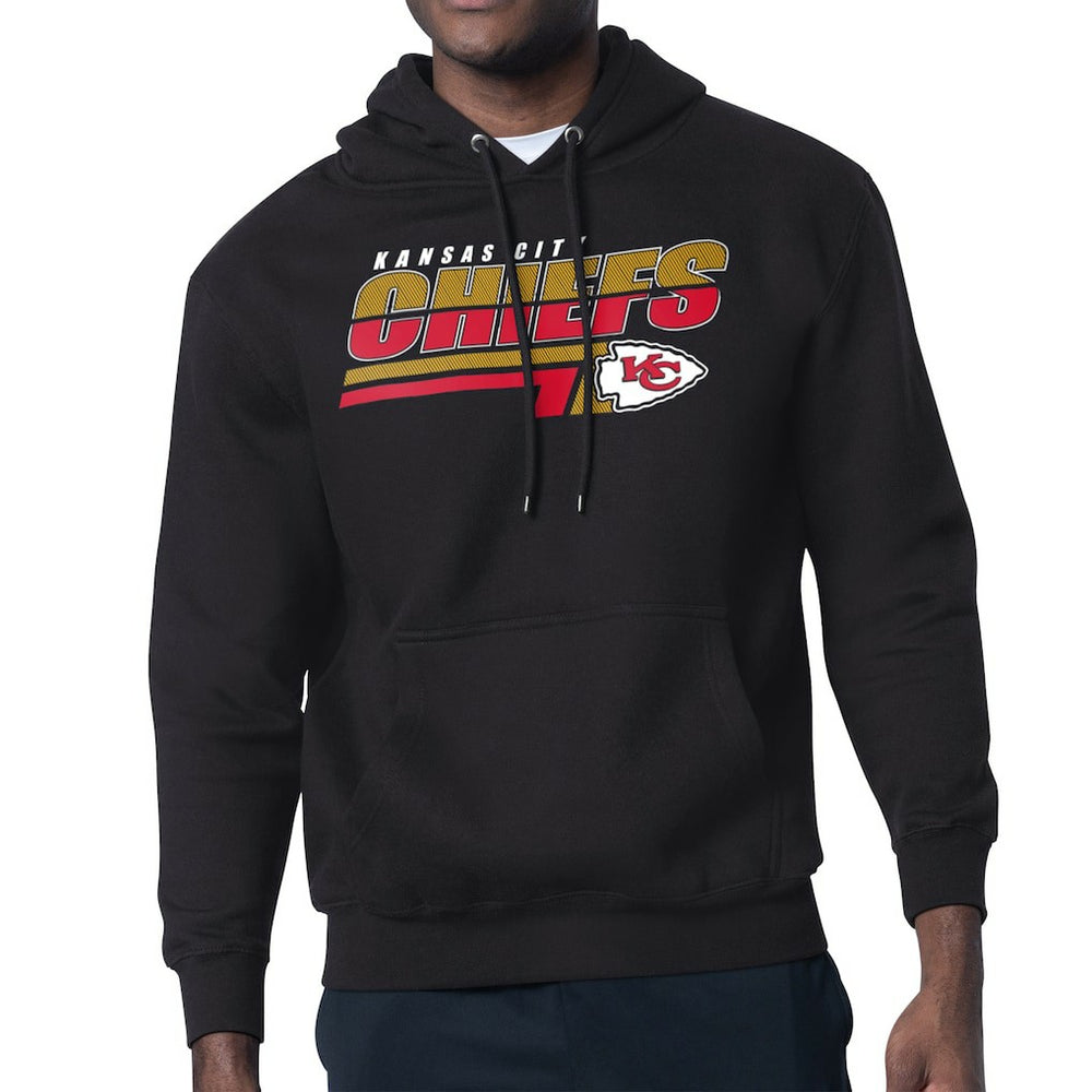 Kansas City Chiefs Starter Logo Push Graphic Hoodie Black | NFL