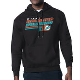 Miami Dolphins Starter Logo Push Graphic Hoodie Black | NFL