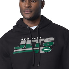 New York Jets Starter Logo Push Graphic Hoodie Black | NFL