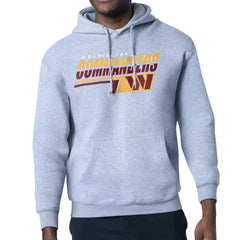 Washington Commanders Starter Logo Push Graphic Hoodie Heather Gray | NFL