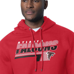 Atlanta Falcons Starter Logo Push Graphic Hoodie Red | NFL