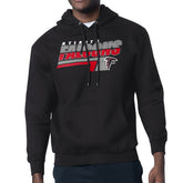 Atlanta Falcons Starter Logo Push Graphic Hoodie Black | NFL