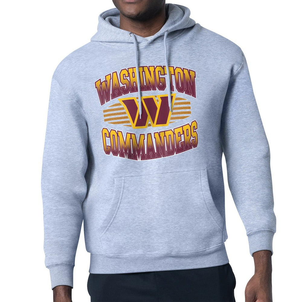 Washington Commanders Starter Team Grit Graphic Hoodie Heather Gray | NFL