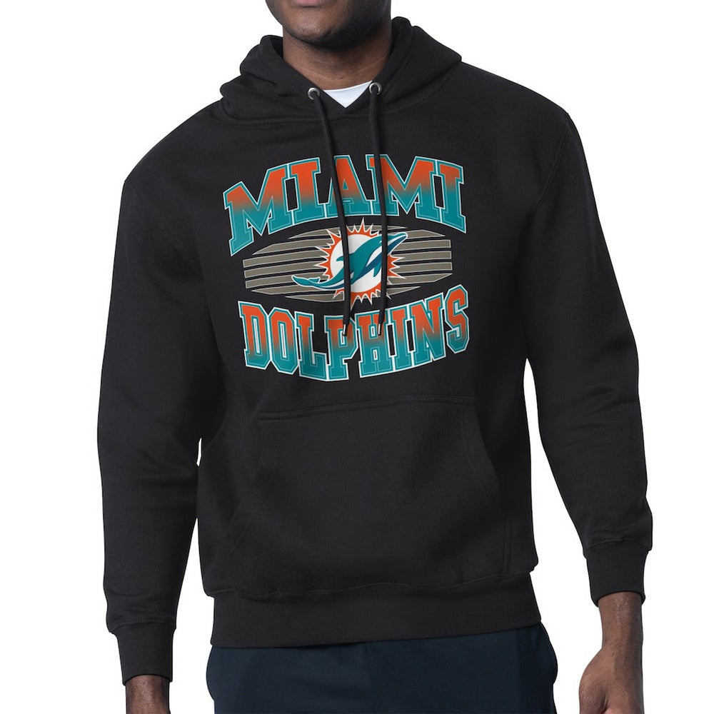 Miami Dolphins Starter Team Grit Graphic Hoodie Black | NFL
