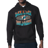Miami Dolphins Starter Team Grit Graphic Hoodie Black | NFL