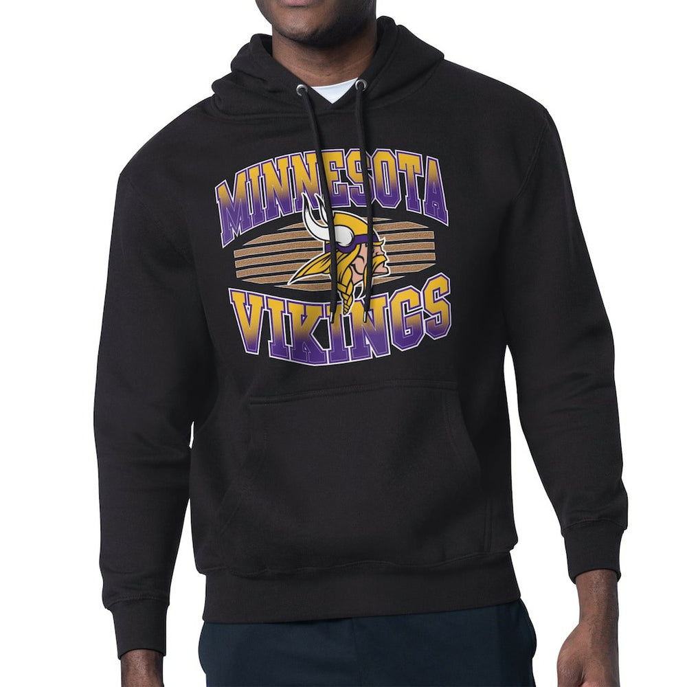 Minnesota Vikings Starter Team Grit Graphic Hoodie Black | NFL