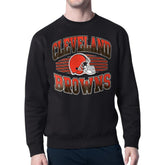 Cleveland Browns Starter Team Grit Graphic Fleece Pullover Sweatshirt Black | NFL