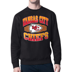 Kansas City Chiefs Starter Team Grit Graphic Fleece Pullover Sweatshirt Black | NFL
