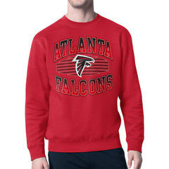 Atlanta Falcons Starter Team Grit Graphic Fleece Pullover Sweatshirt Red | NFL