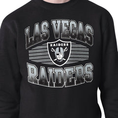Las Vegas Raiders Starter Team Grit Graphic Fleece Pullover Sweatshirt Black | NFL