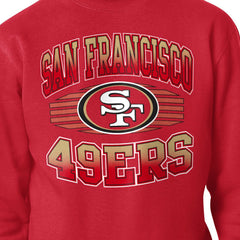 San Francisco 49ers Starter Team Grit Graphic Fleece Pullover Sweatshirt Scarlet | NFL