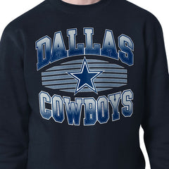 Dallas Cowboys Starter Team Grit Graphic Fleece Pullover Sweatshirt Navy | NFL