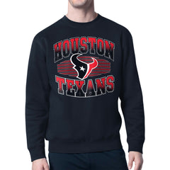 Houston Texans Starter Team Grit Graphic Fleece Pullover Sweatshirt Navy | NFL