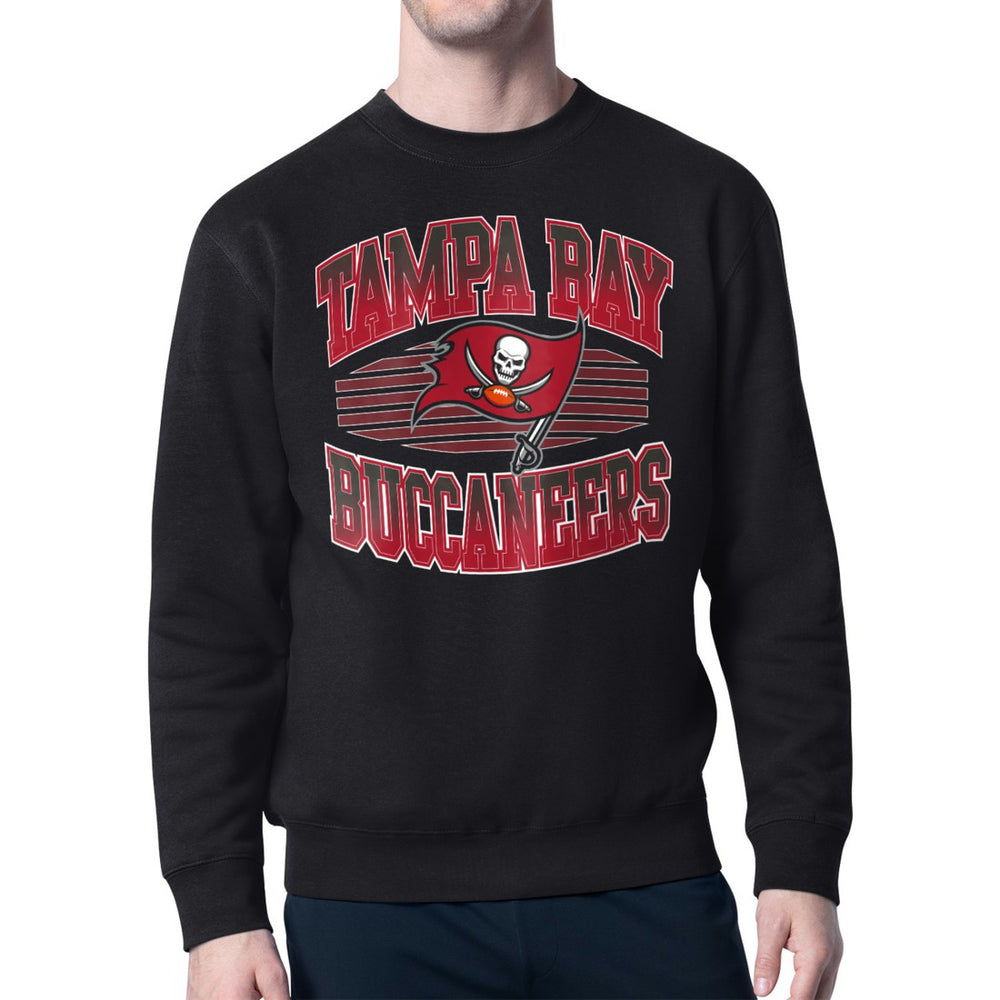 Tampa Bay Buccaneers Starter Team Grit Graphic Fleece Pullover Sweatshirt Black | NFL
