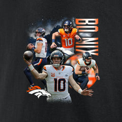 Bo Nix Denver Broncos Notorious Graphic T-Shirt Black | NFL