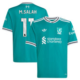 Mohamed Salah Liverpool Youth 2025/26 Third Replica Player Jersey Green | Adidas Online