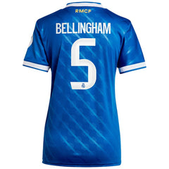 Jude Bellingham Real Madrid Women's 2025/26 Third Replica Player Jersey Blue | Adidas discount
