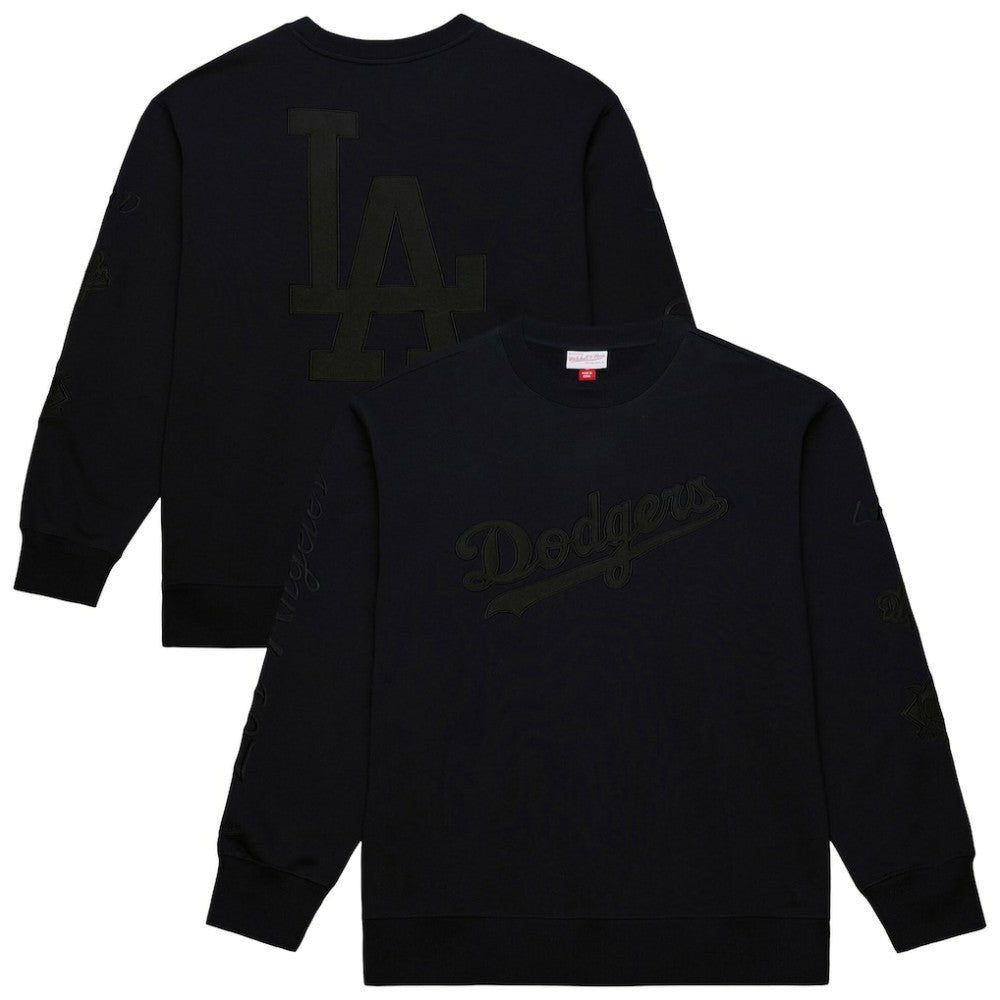 Los Angeles Dodgers Mitchell & Ness Phantom Fleece Crewneck Sweatshirt - MLB