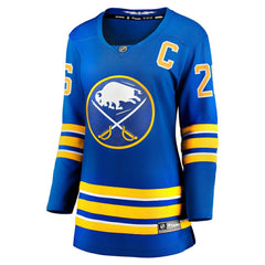 Rasmus Dahlin Buffalo Sabres Fanatics Women's Home Captain Patch Breakaway Jersey - Royal - NHL