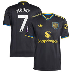 Mason Mount Manchester United 2025/26 Third Player Jersey Black | Adidas Online
