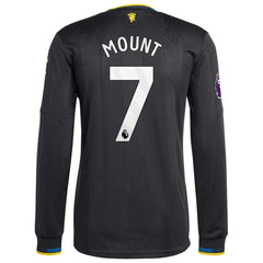 Mason Mount Manchester United 2025/26 Third Long Sleeve Player Jersey Black | Adidas discount