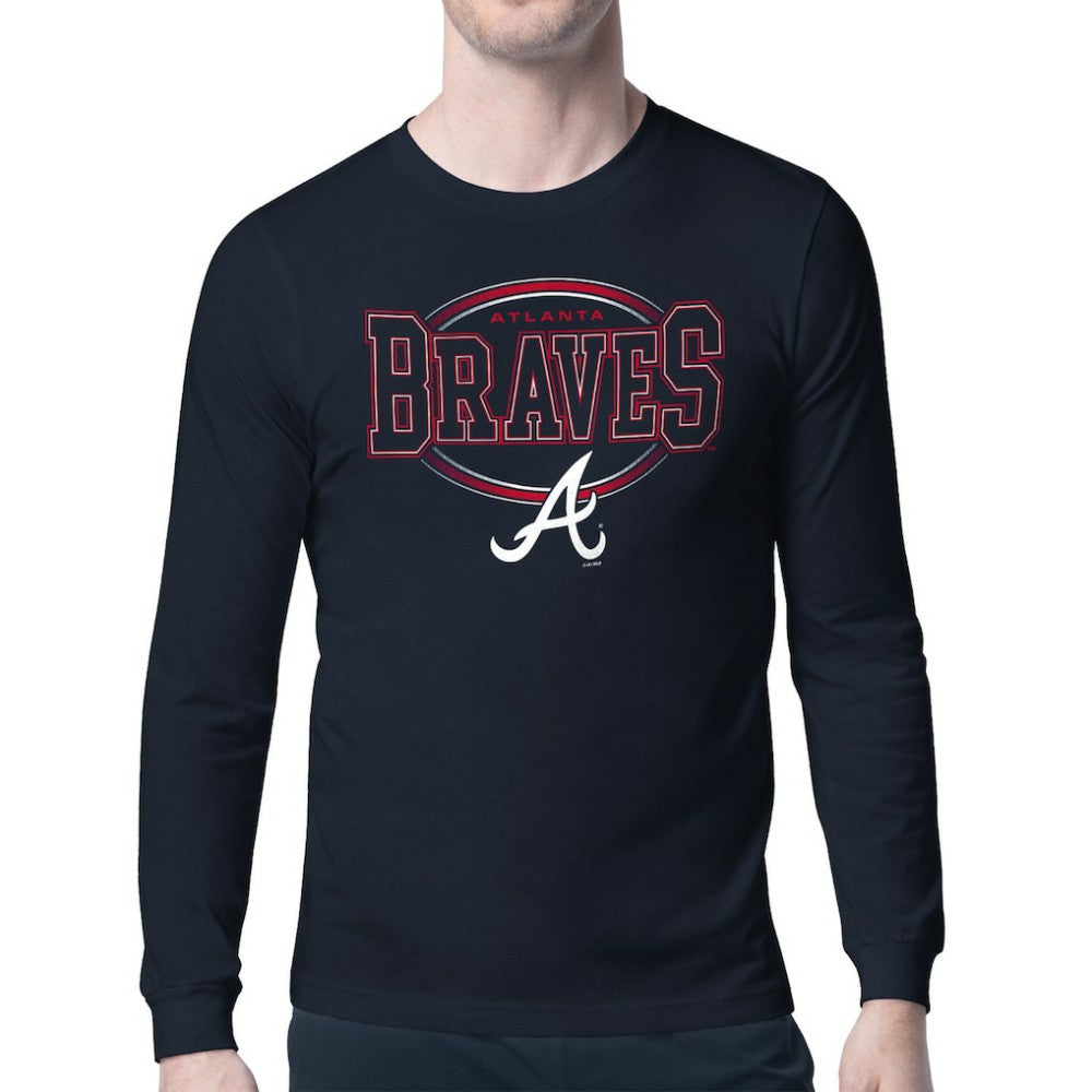 Atlanta Braves Starter Team Track Graphic Long Sleeve T-Shirt - MLB