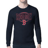 Boston Red Sox Starter Team Track Graphic Long Sleeve T-Shirt - MLB