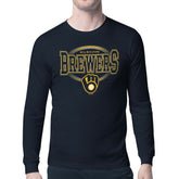 Milwaukee Brewers Starter Team Track Graphic Long Sleeve T-Shirt - MLB