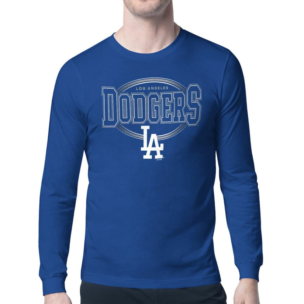 Los Angeles Dodgers Starter Team Track Graphic Long Sleeve T-Shirt - MLB