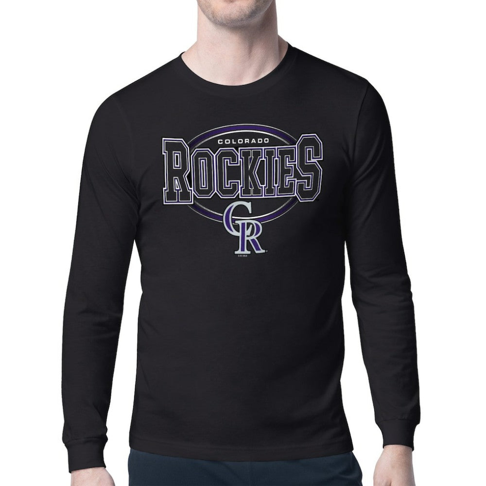 Colorado Rockies Starter Team Track Graphic Long Sleeve T-Shirt - MLB