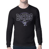 Colorado Rockies Starter Team Track Graphic Long Sleeve T-Shirt - MLB