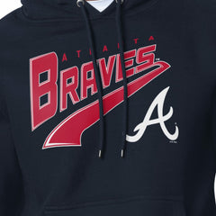 Atlanta Braves Starter Modern Tailsweep Fleece Tri-Blend Pullover Hoodie - MLB