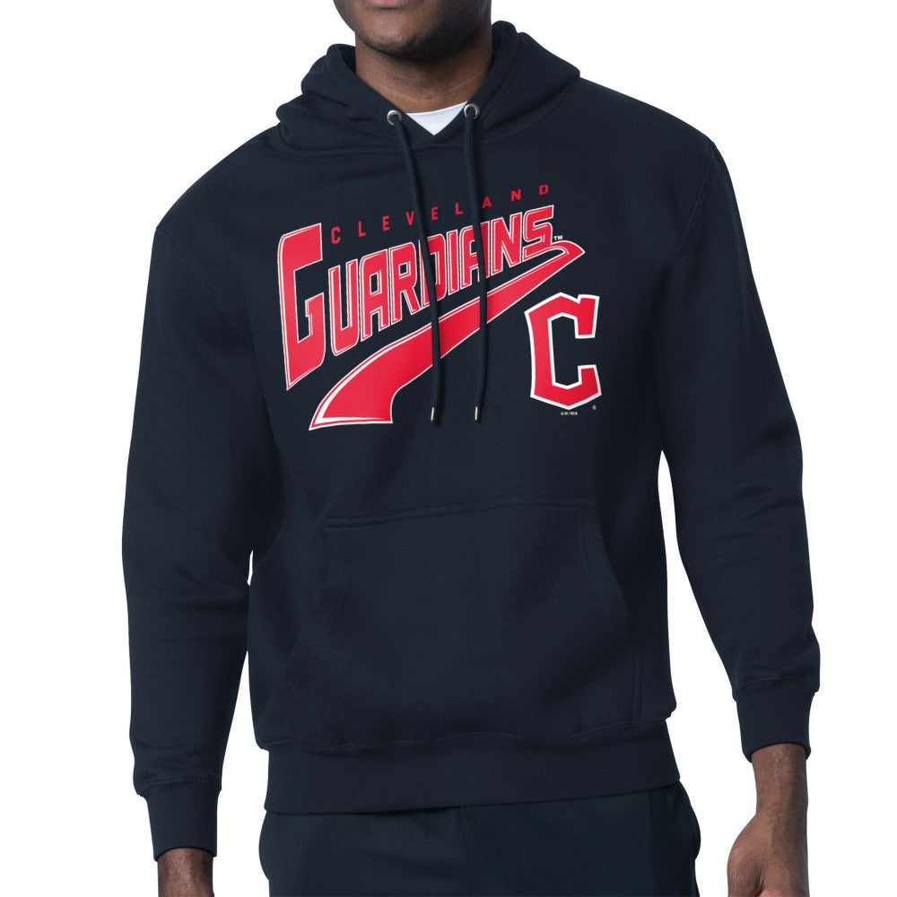 Cleveland Guardians Starter Modern Tailsweep Fleece Tri-Blend Pullover Hoodie - MLB