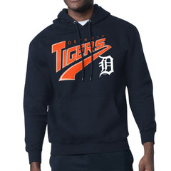 Detroit Tigers Starter Modern Tailsweep Fleece Tri-Blend Pullover Hoodie - MLB