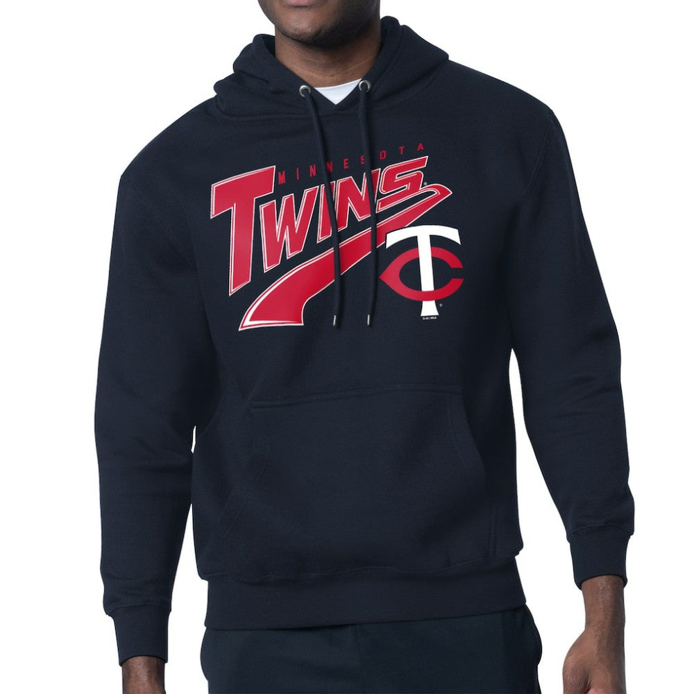 Minnesota Twins Starter Modern Tailsweep Fleece Tri-Blend Pullover Hoodie - MLB