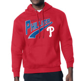 Philadelphia Phillies Starter Modern Tailsweep Fleece Tri-Blend Pullover Hoodie - MLB