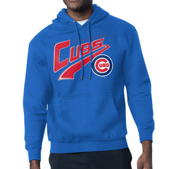Chicago Cubs Starter Modern Tailsweep Fleece Tri-Blend Pullover Hoodie - MLB