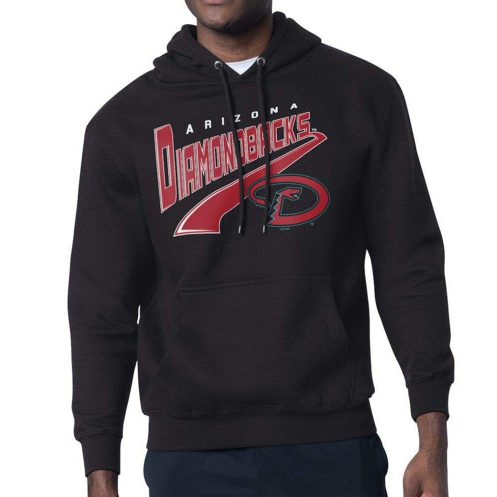 Arizona Diamondbacks Starter Modern Tailsweep Fleece Tri-Blend Pullover Hoodie - MLB